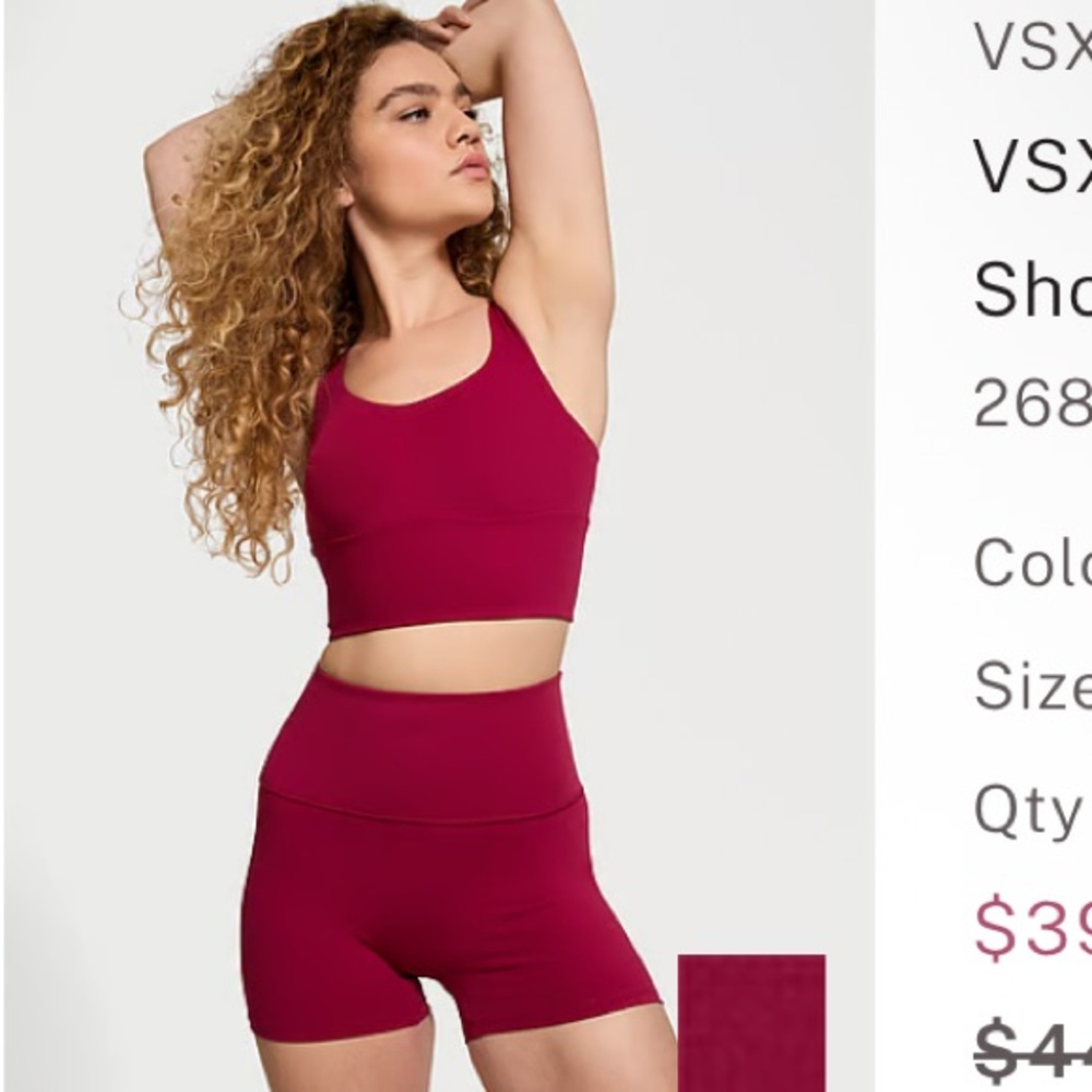 VSX Red Performance Sports Bra Intimates